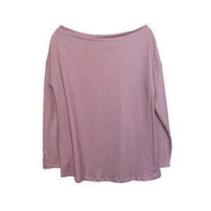 Pixie Lady Long Sleeve Top Womens Medium Pink New Button Detail